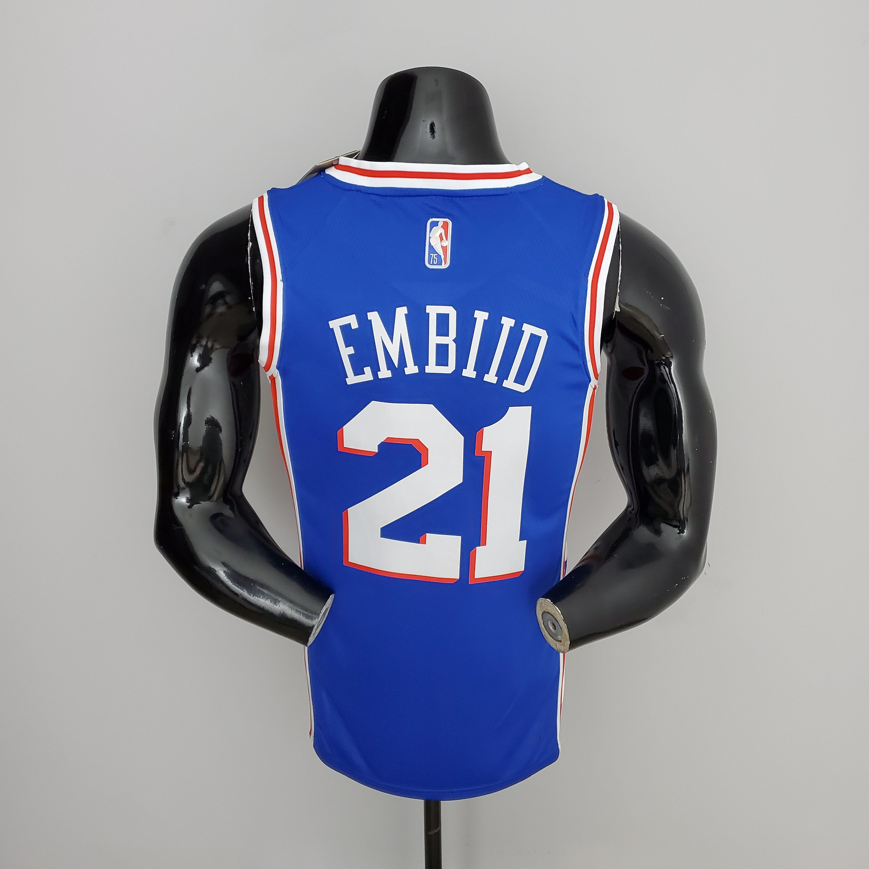 Philadelphia 76ers Blue Jersey #21 Joel Embiid