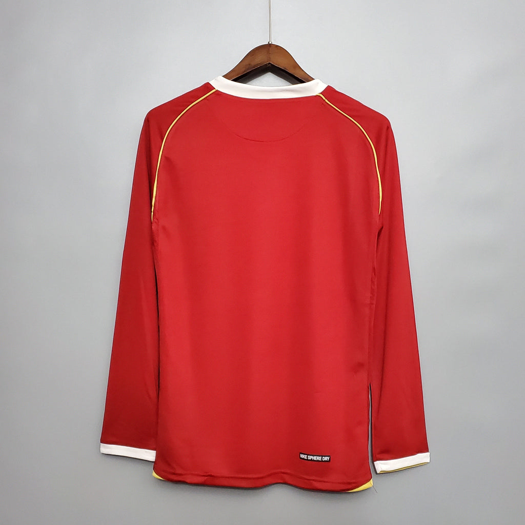 Retro Manchester United Home Long Sleeve 06/07