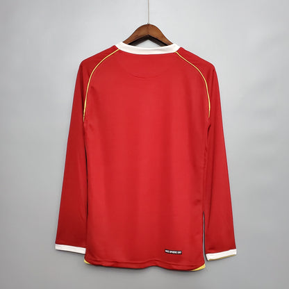 Retro Manchester United Home Long Sleeve 06/07