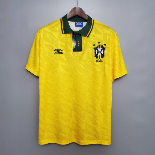 Retro Brazil Home Kit 91/92