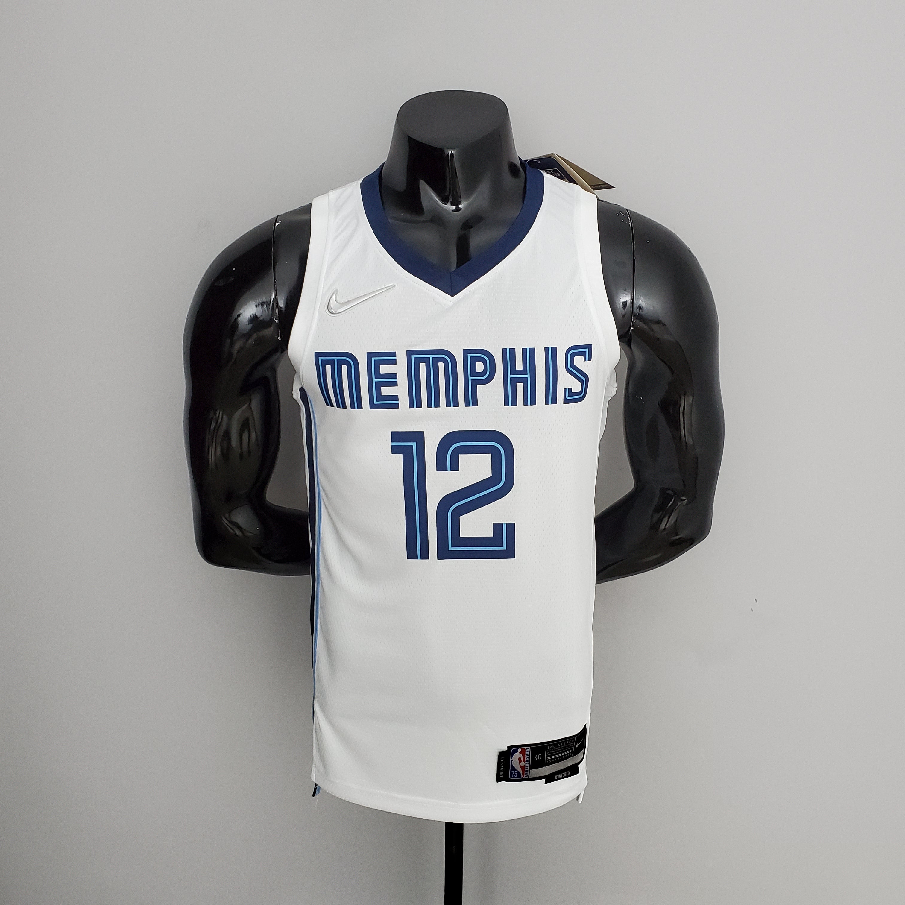 Memphis Grizzlies White Jersey #12 Ja Morant