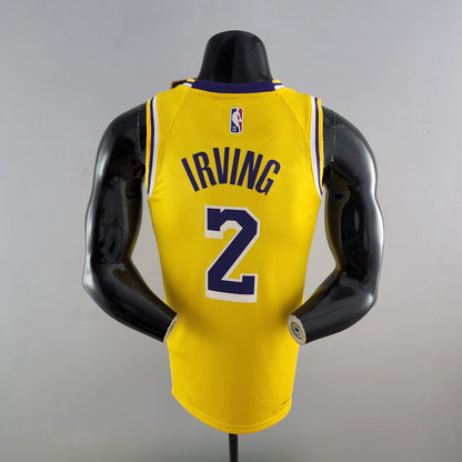 Los Angeles Lakers Yellow Jersey #2 Kyrie Irving