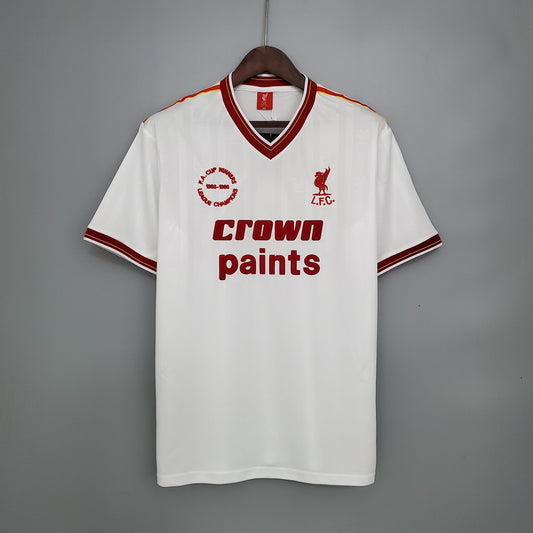 Retro Liverpool Away White Kit 85/86