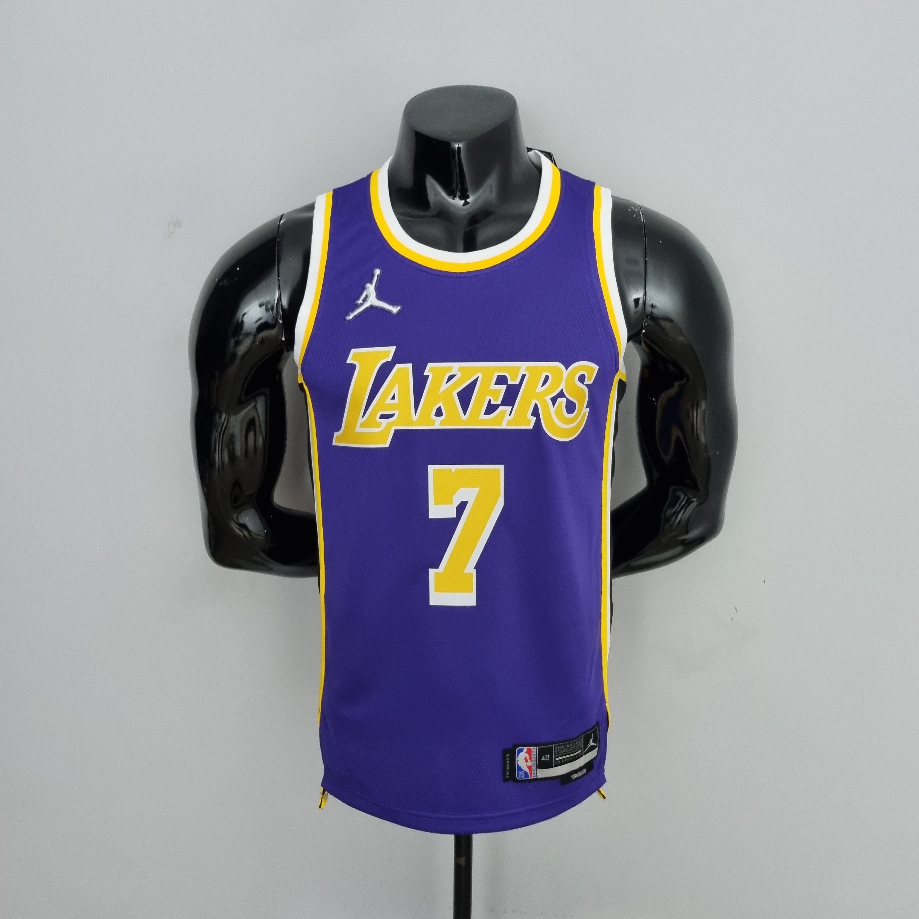 Los Angeles Lakers Purple Jersey #7 Carmelo Anthony