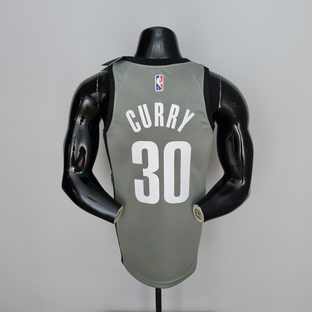 Brooklyn Nets Dark Grey Jersey #30 Seth Curry