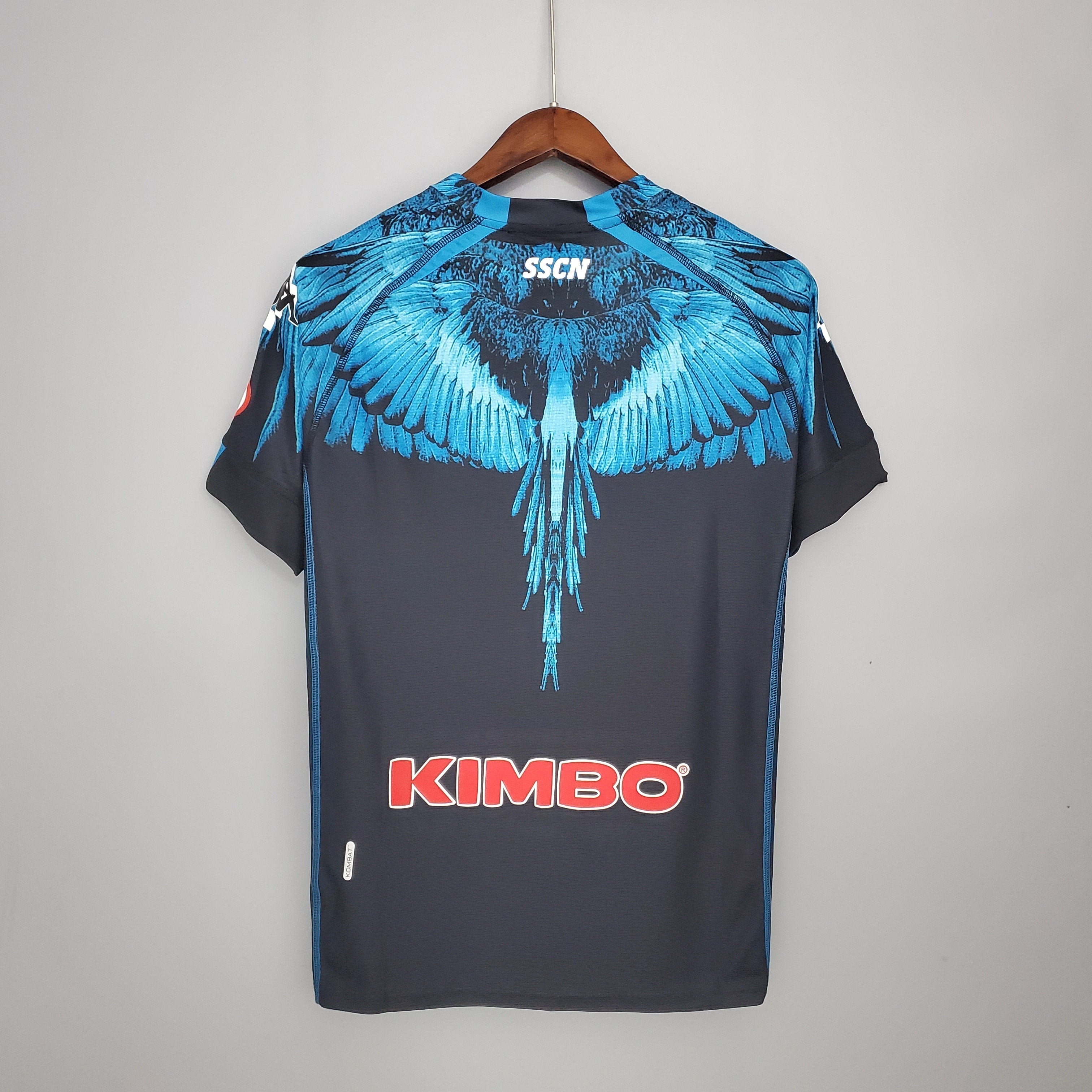 Napoli Black Blue Kappa × Marcelo Burlon Jersey 21/22