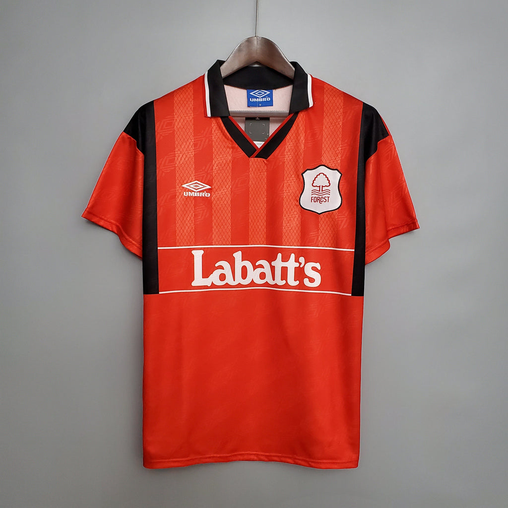 Retro Nottingham Forest red Kit 94/95
