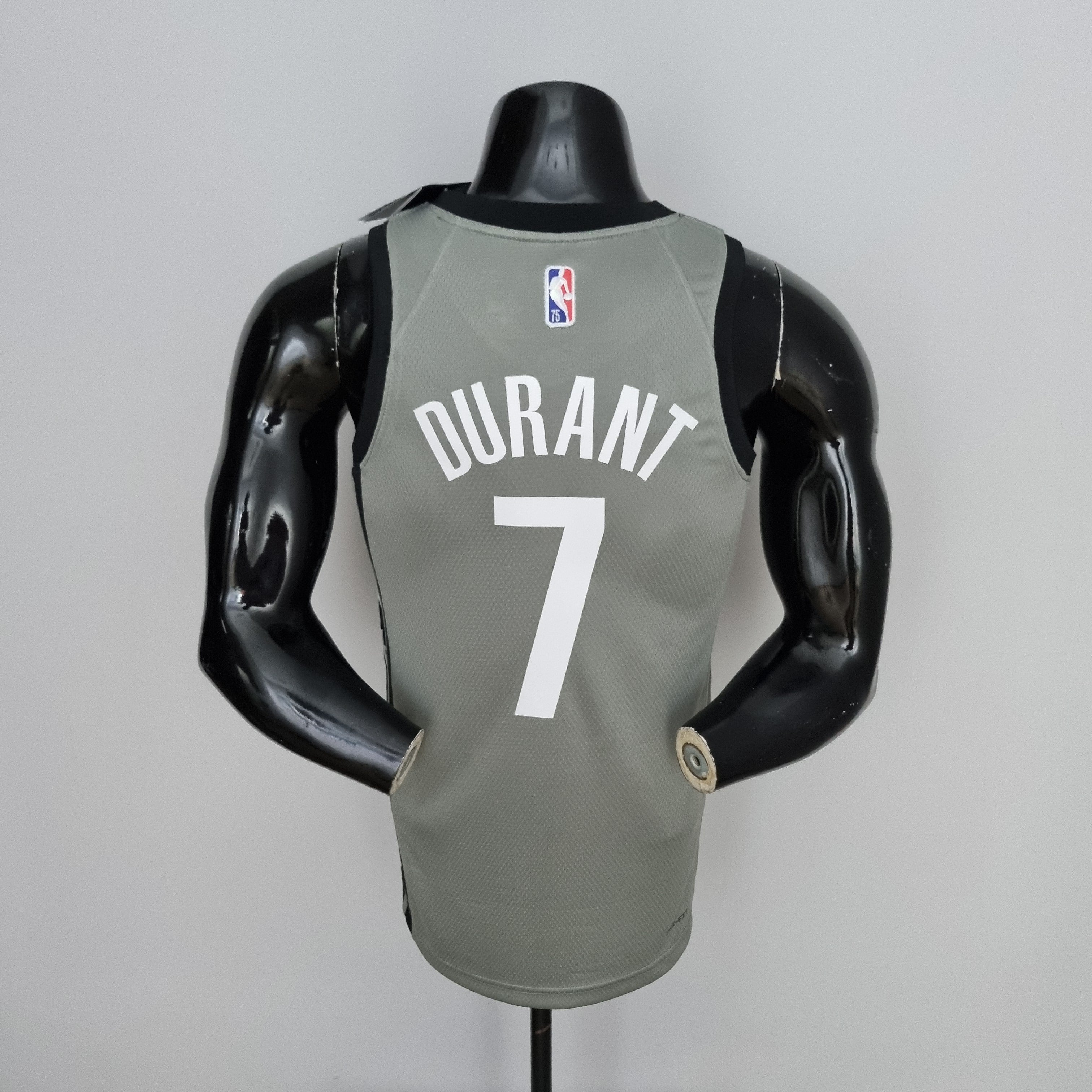 Brooklyn Nets Dark Grey Jersey #7 Kevin Durant