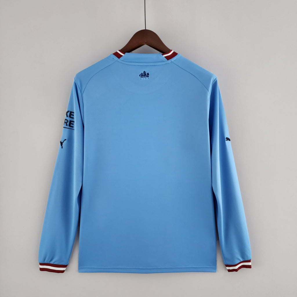 Manchester City Home Kit Long Sleeve 22/23