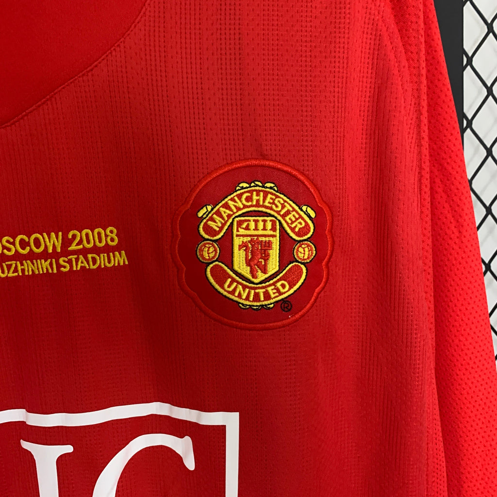 Manchester United 07/08 Home Long Sleeve
