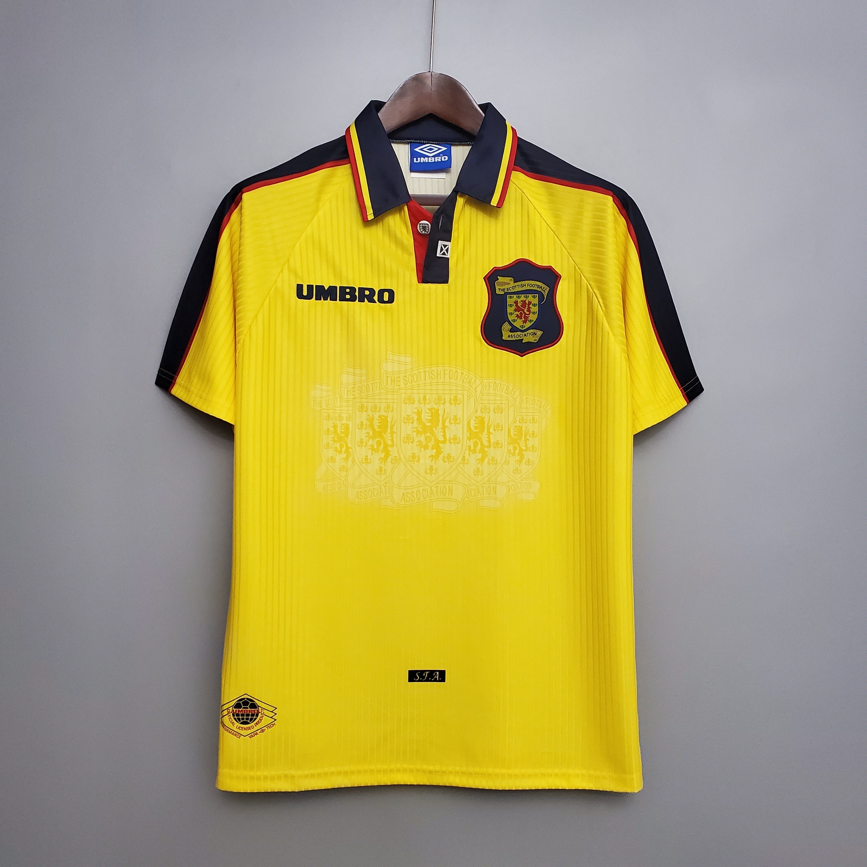 Retro Scotland Yellow Kit 96/98